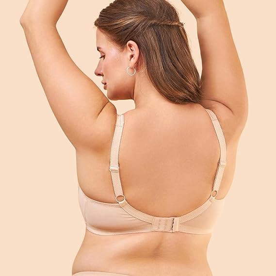 Enamor Women's Cotton Everyday Bra – Non-Padded, Wirefree, Full Coverage